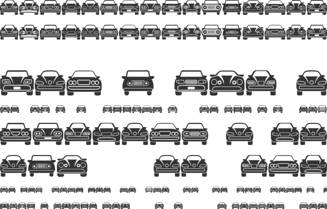 Cars font preview