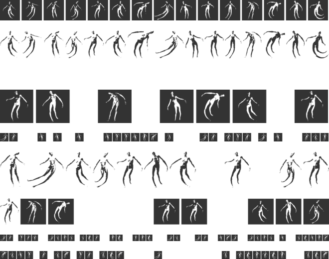 Body Moving font preview