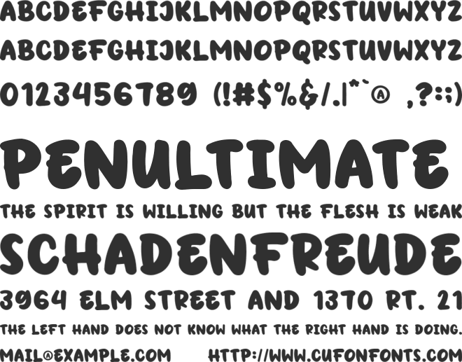 Candy Paint font preview