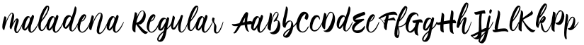 maladena Regular font