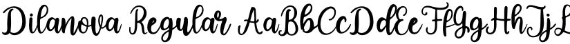 Dilanova Regular font