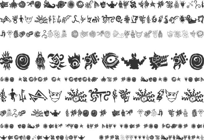 Cathzulu Extraz font preview