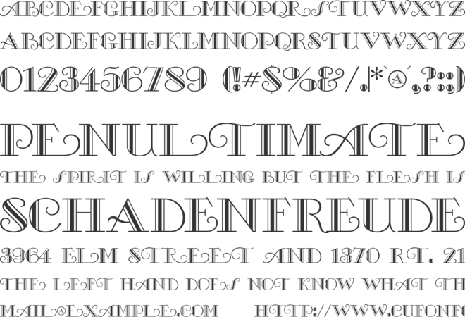 MichelleFLF font preview