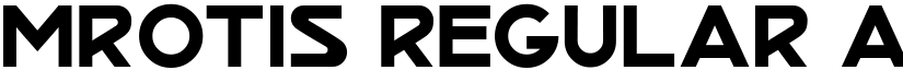 MrOtis Regular font