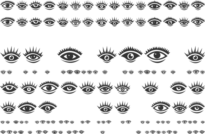Eyez font preview
