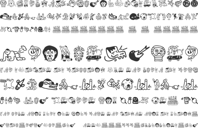 Woodcutter Olla Barrejada font preview