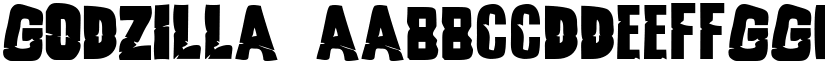 Godzilla font download