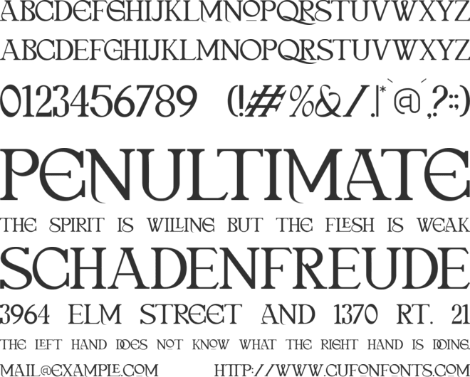 besage font preview