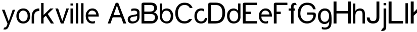 yorkville font