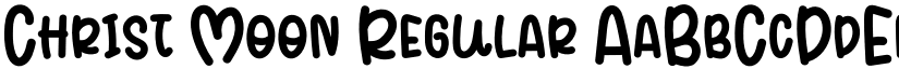 Christ Moon Regular font