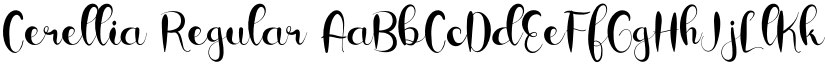 Cerellia Regular font