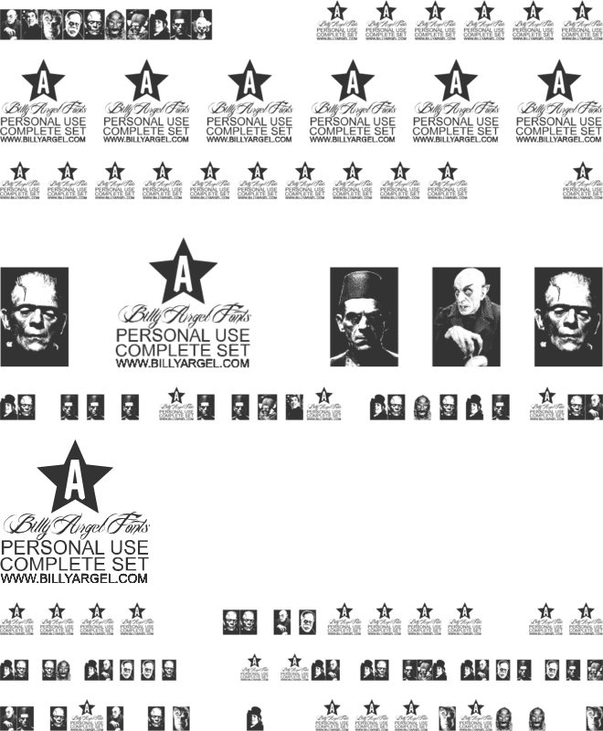 TIMEMACHINE HALLOWEEN CLASSICS font preview