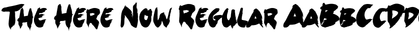 The Here Now font download