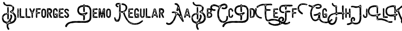 Billyforges Demo Regular font