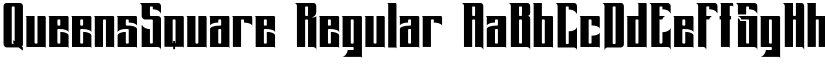 QueensSquare Regular font