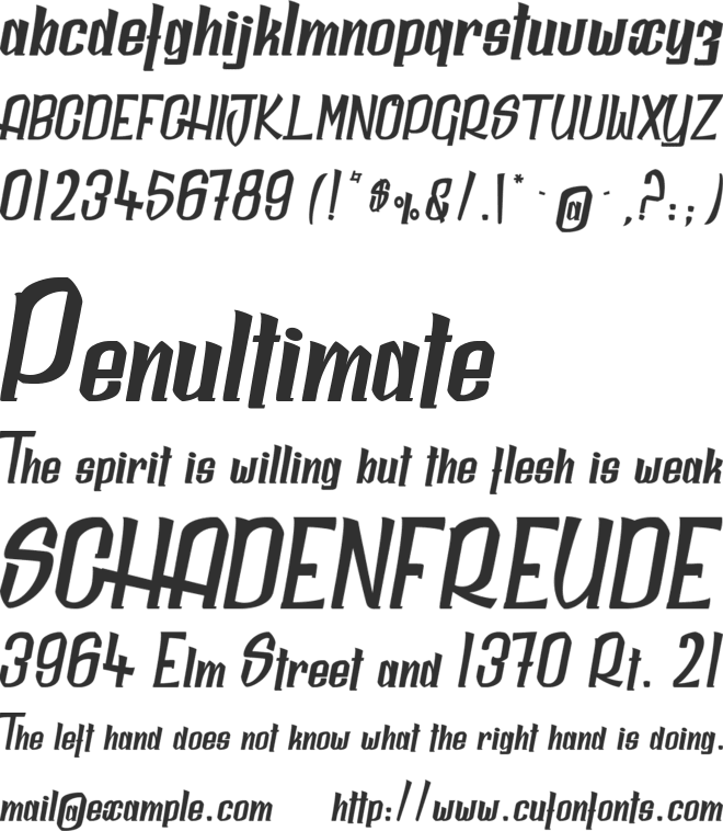 Daily Quantum_PersonalUseOnly font preview