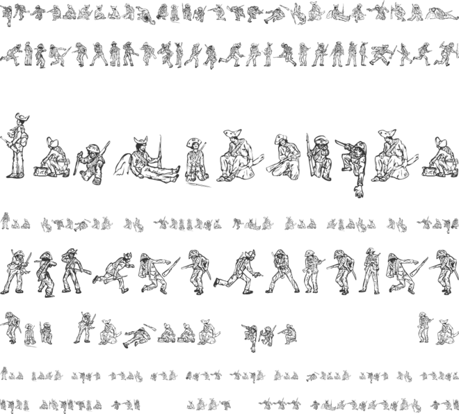 cangaceiros font preview