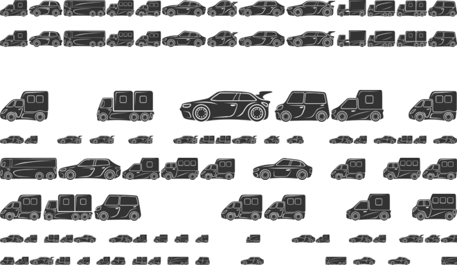 Vehicles font preview