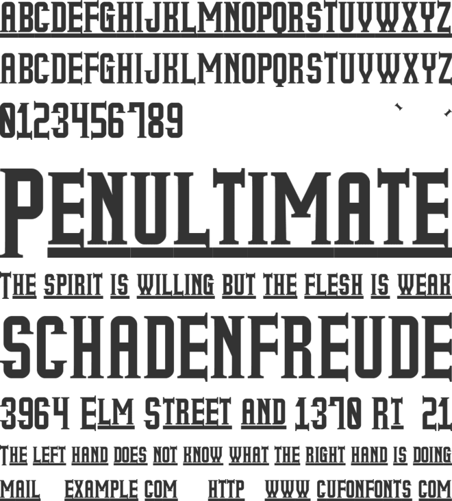 My Older Life St font preview