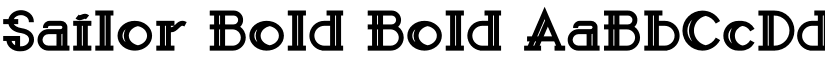 Sailor Bold Bold font