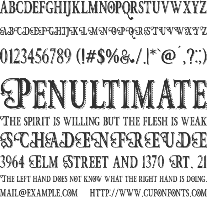 Hunter Heart Free Font font preview