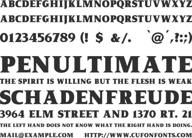 King of Rome font preview