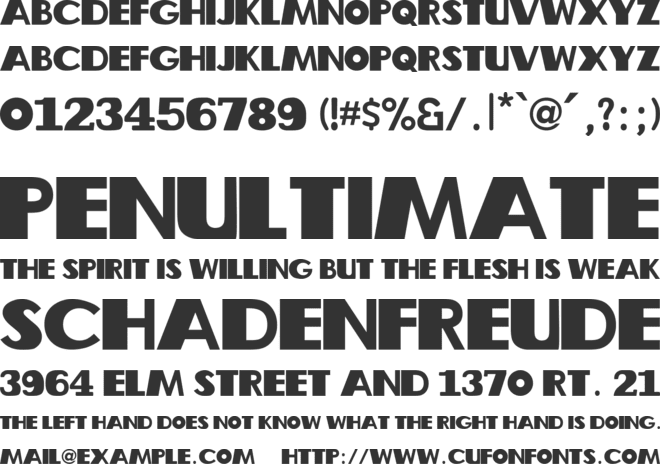 Belle Epoque font preview