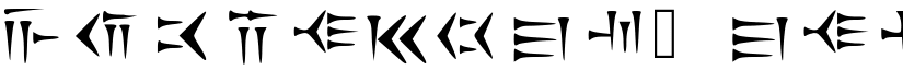 Cunieform Regular font
