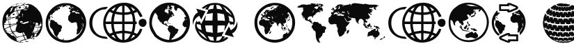 Globe Icons Regular font