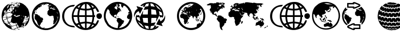 Globe Icons Regular font