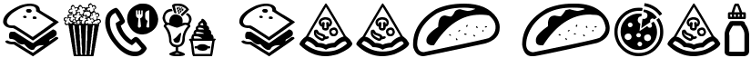 Fast Food Icons Regular font