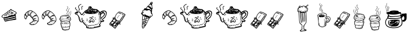Doodle Coffee Scents Regular font