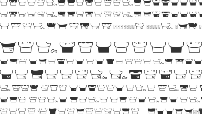 32cupcakes font preview