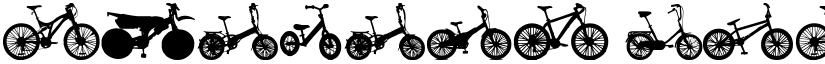 bicycle tfb Regular font