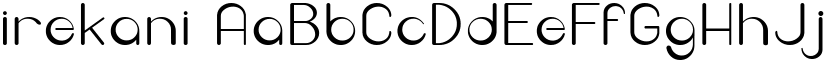 irekani font
