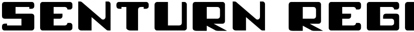 senturn Regular font
