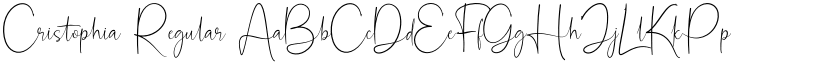 Cristophia font download