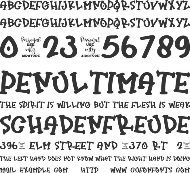 Hello Pumpkin font preview