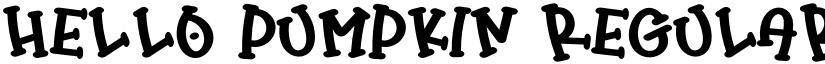 Hello Pumpkin Regular font