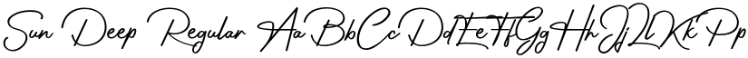 Sun Deep font download