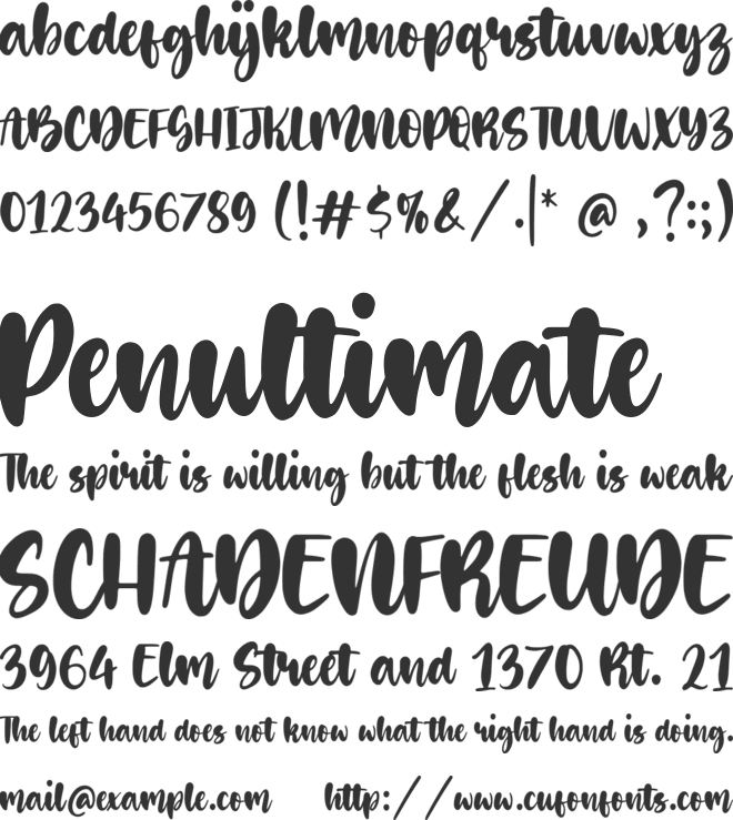 Golden Dates font preview