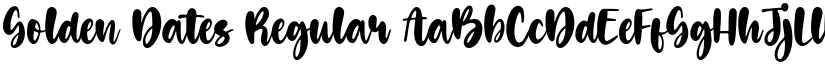 Golden Dates Regular font