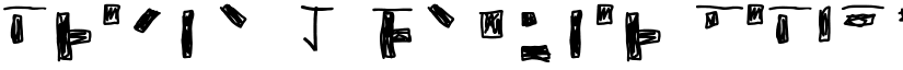 Braile 1 Regular font