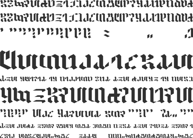 Maulobesh font preview