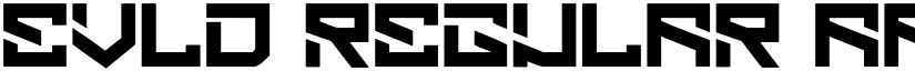 evlo Regular font