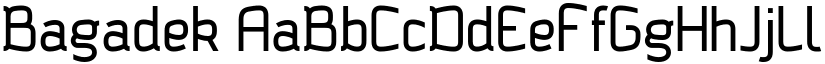 Bagadek font