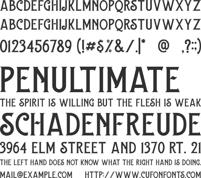 Fokers DEMO font preview
