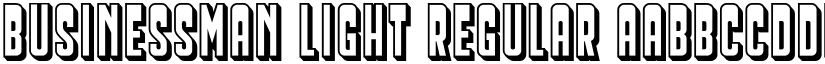Businessman Light Regular font