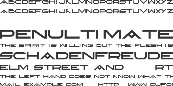 Layered Letters font preview