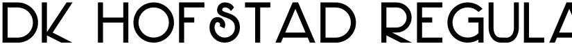 DK Hofstad font download